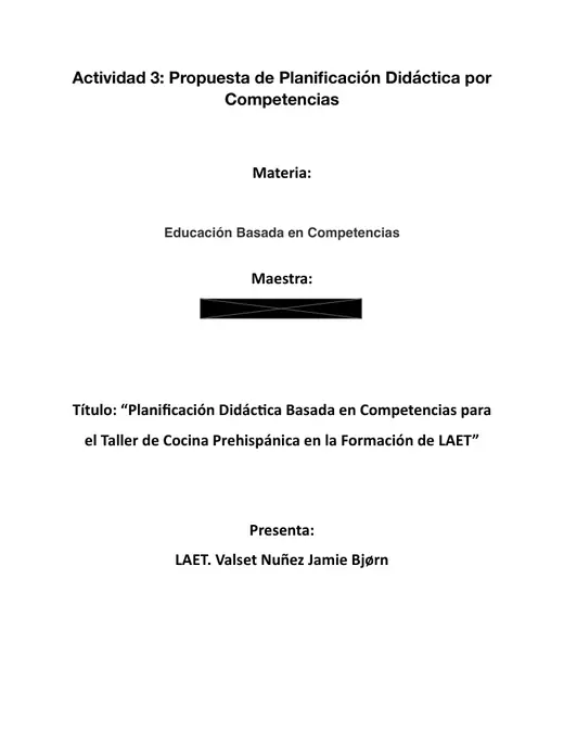 Vista previa de Diseño de aprendizaje basado en competencias para Turismo y Gastronomía